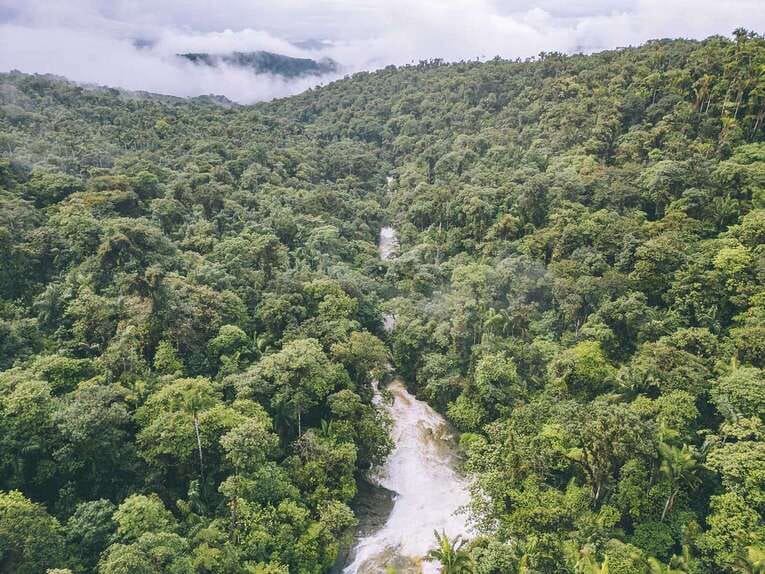 Rio Ñambi nature reserve near Pasto, one of the most beautiful in Colombia